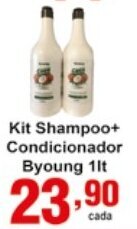 Rossi Supermercado Kit Shampoo + Condicionador Byoung 1L oferta