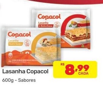 Supermercados Condor Lasanha Copacol 600g oferta