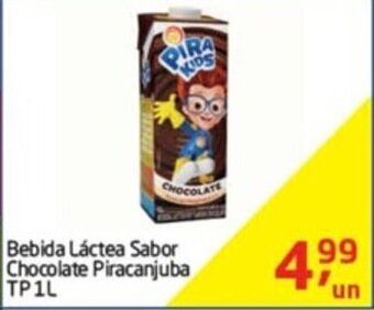 Tenda Atacado Bebida Lactea Sabor Chocolate Piracanjuba Tp 1L oferta
