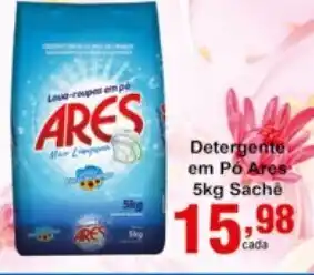Rossi Supermercado Detergente em po Ares 5kg Sache oferta