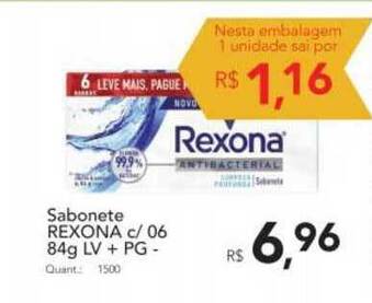 Supermercados Koch Sabonete Rexona 84g oferta