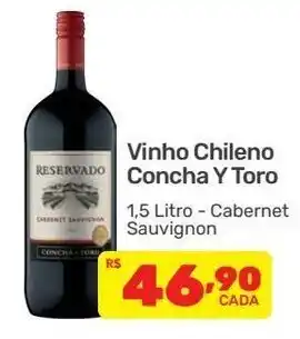 Supermercados Condor Vinho Chileno Concha Y Toro 1.5l oferta