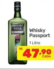 Supermercados Condor Whisky Passport 1L oferta