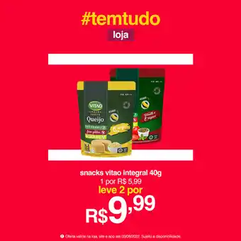 Snacks vitao Integral 40g