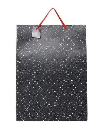 Sacola de presente print g - preto