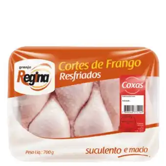 Super Lagoa Coxa de frango regina resfriado bandeja 700g oferta