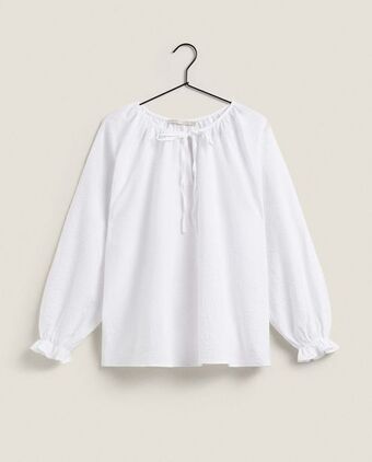 Camisa punho franzido