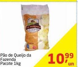 Tenda Atacado Pão de queijo da fazenda pacote 1kg oferta