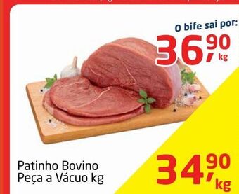 Tenda Atacado Patinho bovino peça a vácuo kg oferta
