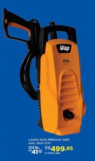 Lavadora alta pressão wap agil 1800w