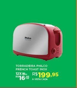 DB Supermercados Torradeira philco french toast inox oferta