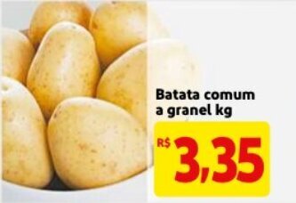 Mercado Extra Batata comum a granel 1kg oferta