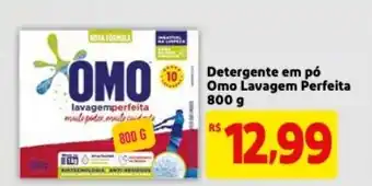 Mercado Extra Detergente em Po Omo Lavagem Perfeita 800g oferta