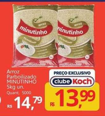 Supermercados Koch Arroz parboilizado minutinho oferta