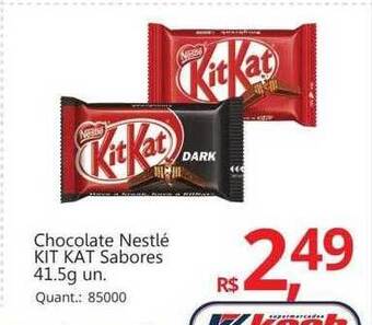 Supermercados Koch Chocolate nestlé kit kat sabores oferta