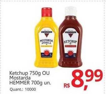 Supermercados Koch Ketchup ou mostarda hemmer oferta