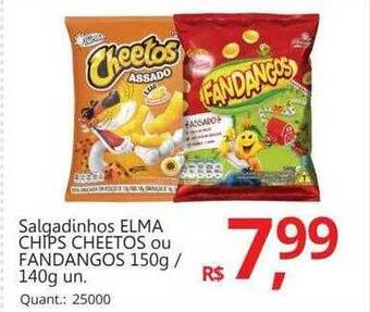 Supermercados Koch Salgadinhos elma chips cheetos ou fandangos oferta