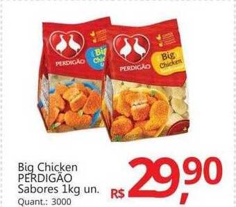 Supermercados Koch Big chicken perdigão sabores oferta