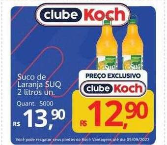 Supermercados Koch Suco de laranja suq oferta