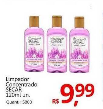 Limpador concentrado secar