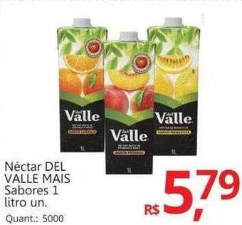 Supermercados Koch Néctar del valle mais sabores oferta