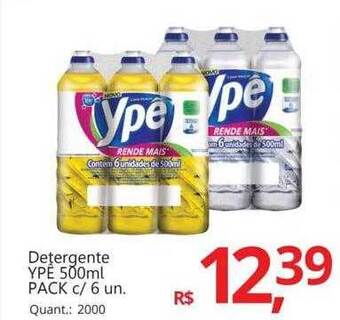 Supermercados Koch Detergente ypê oferta