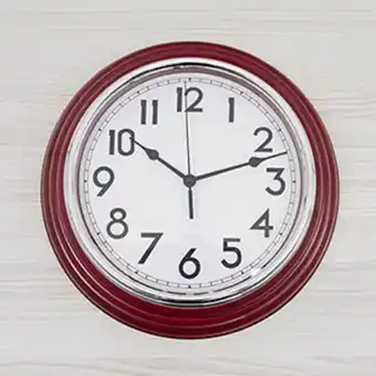 Relógio de parede 30cm vermelho - sottile