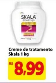Mercado Extra Creme de Tratamento Skala 1kg oferta