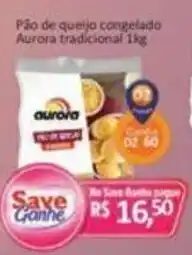 Atacado Máximo Pao de Queijo Congelado Aurora Tradicional 1kg oferta