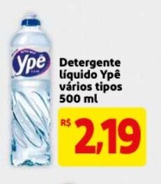 Mercado Extra Detergente liquido Ype varios tipos 500ml oferta