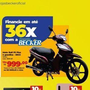 Lojas Becker Moto bull oferta