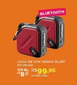 DB Supermercados Caixa de som lennox bluet pt/vm 5w oferta