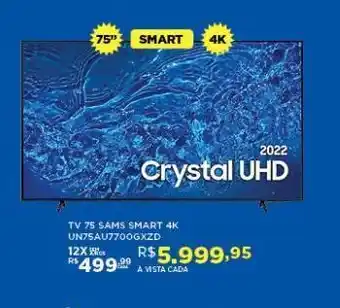DB Supermercados Smart tv samsung 75" 4k oferta