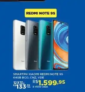 DB Supermercados Xiaomi redmi note 9s 64gb bco cnz vde oferta