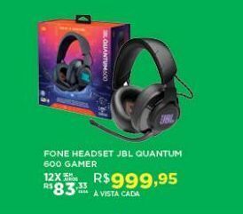 DB Supermercados Fone headset jbl quantum 600 gamer oferta