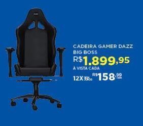 DB Supermercados Cadeira gamer dazz big boss oferta