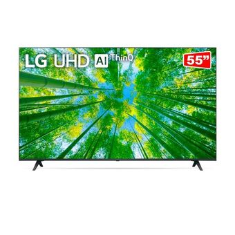Smart tv lg 55" 4k uhd 55uq8050 wifi bluetooth hdr nvidia geforce now thinq smart magic google alexa | dark iron gray
