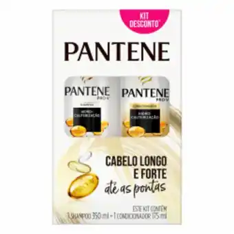 Kit shampoo pantene 350ml + condicionador hidrocauterização 175ml