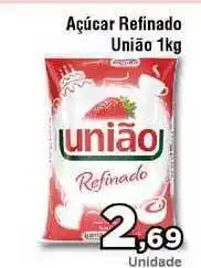 Copercana Açúcar Refinado União 1kg oferta