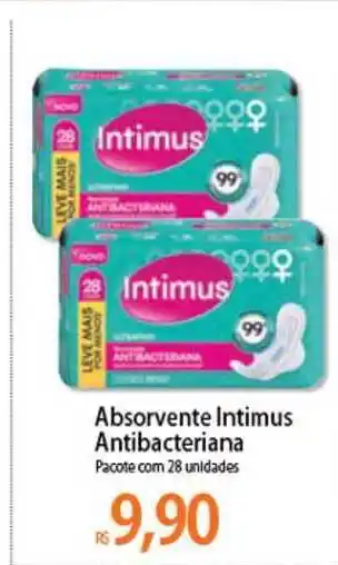 Atacadão Absorvente Intimus Antibacteriana oferta