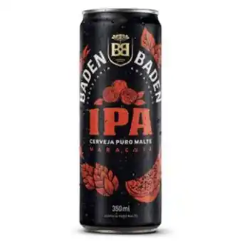 Cerveja baden ipa puro malte maracujá lata 350ml