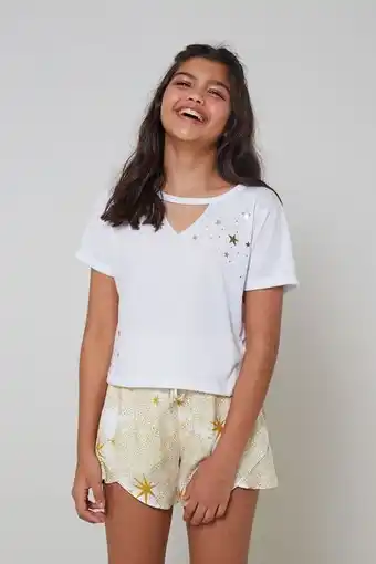Blusa decote foil oh, boy! branco