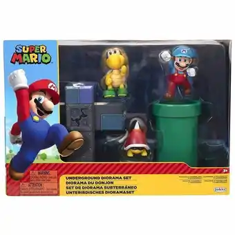 Pão de Açúcar Conjunto e mini figuras - super mario - underground - subterrâneo - candide oferta