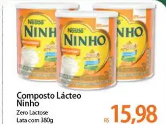 Atacadão Composto Lácteo Ninho Zero Lactose 380g oferta