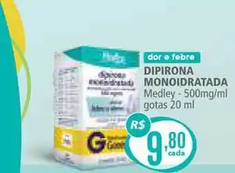 Dipirona Monoidratada Medley 500mg/ml gotas 20ml