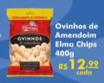 Ricoy Supermercados Ovinhos de Amendoim Elma Chips 400g oferta