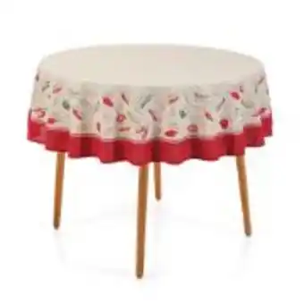 Toalha de mesa redonda caiena 160 cm - karsten 