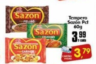 Higa's Supermercado Tempero Sazon pct 60g oferta