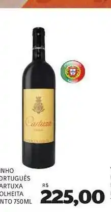 Supermercados Real Vinho Português Cartuxa Colheita Tinto 750ml oferta