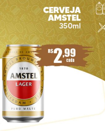 Supermercado Precito Cerveja Amstel 350ml oferta
